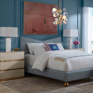 White Glass 3-Drawer Chest | Jonathan Adler Torino | Oroa.com