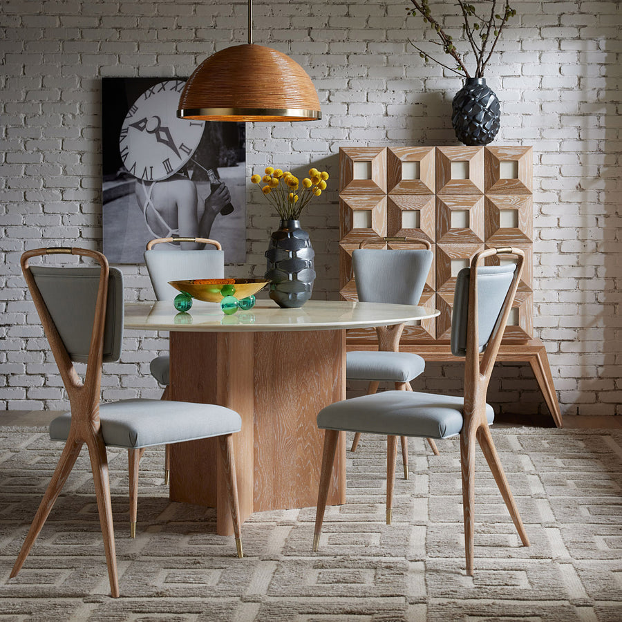 X-Back Oak Dining Chair | Jonathan Adler Torino | Oroa.com