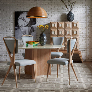 X-Back Oak Dining Chair | Jonathan Adler Torino | Oroa.com