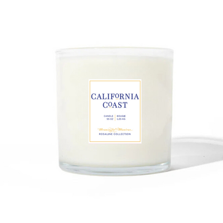 Tranquility California Coast Natural Candle 55oz Rosaline Collection