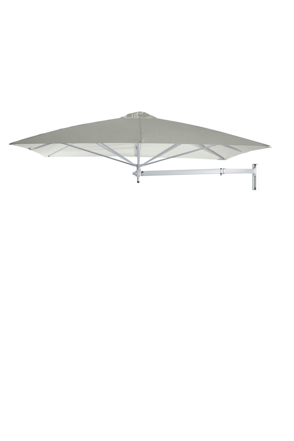 Square Outdoor Cantilever Wall Umbrella (7’ 6.6”) | Umbrosa Paraflex | Oroa.com