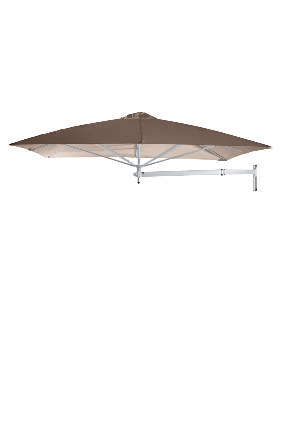 Square Outdoor Cantilever Wall Umbrella (7’ 6.6”) | Umbrosa Paraflex | Oroa.com