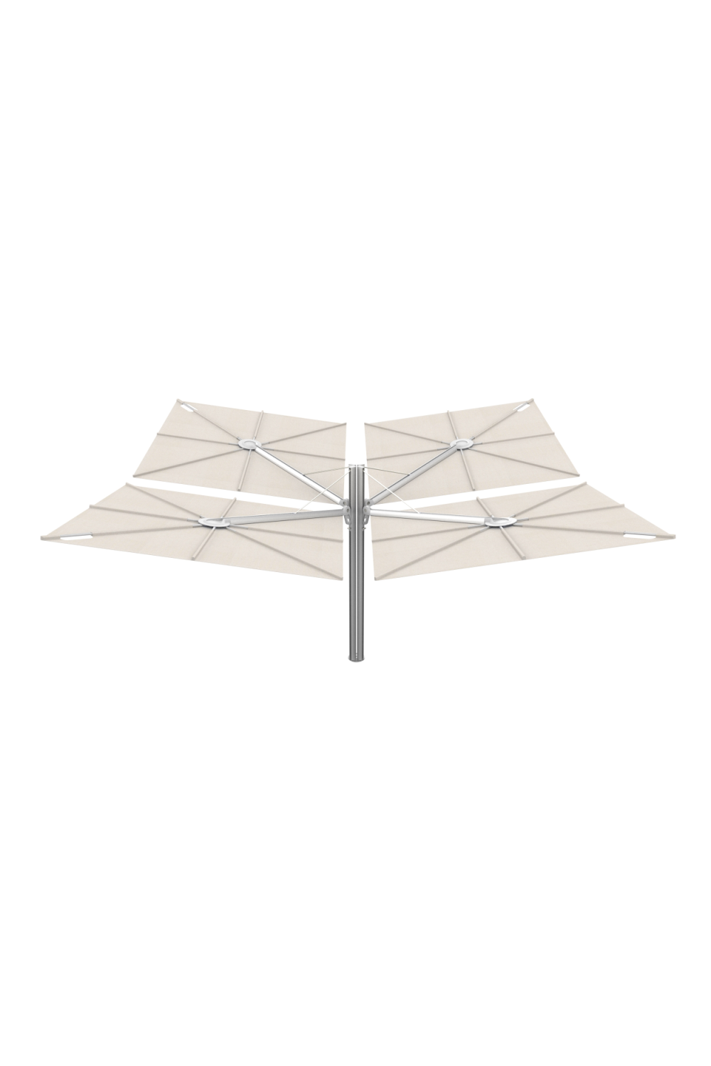 Flat-Top Outdoor Umbrella (17’ 9” x 17’ 9”) | Umbrossa Spectra Multi | Oroa.com