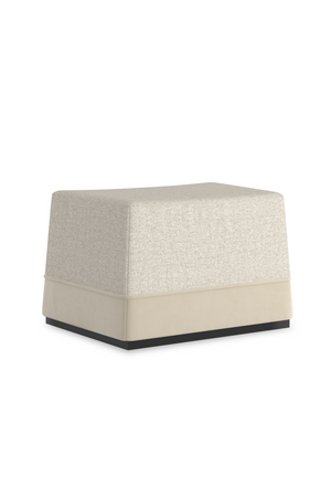 Gray Tweed Ottoman | Caracole Et Voila | Oroa.com
