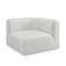 White Ribbed Linen Lounge Chair | Caracole Rhythm | Oroa.com