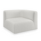 White Ribbed Linen Lounge Chair | Caracole Rhythm | Oroa.com