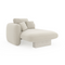 Ecru Linen Chaise Longue | Caracole Overlap | Oroa.com