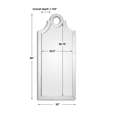 Modern European furniture - Arched Beveled Mirror - www.oroa.com