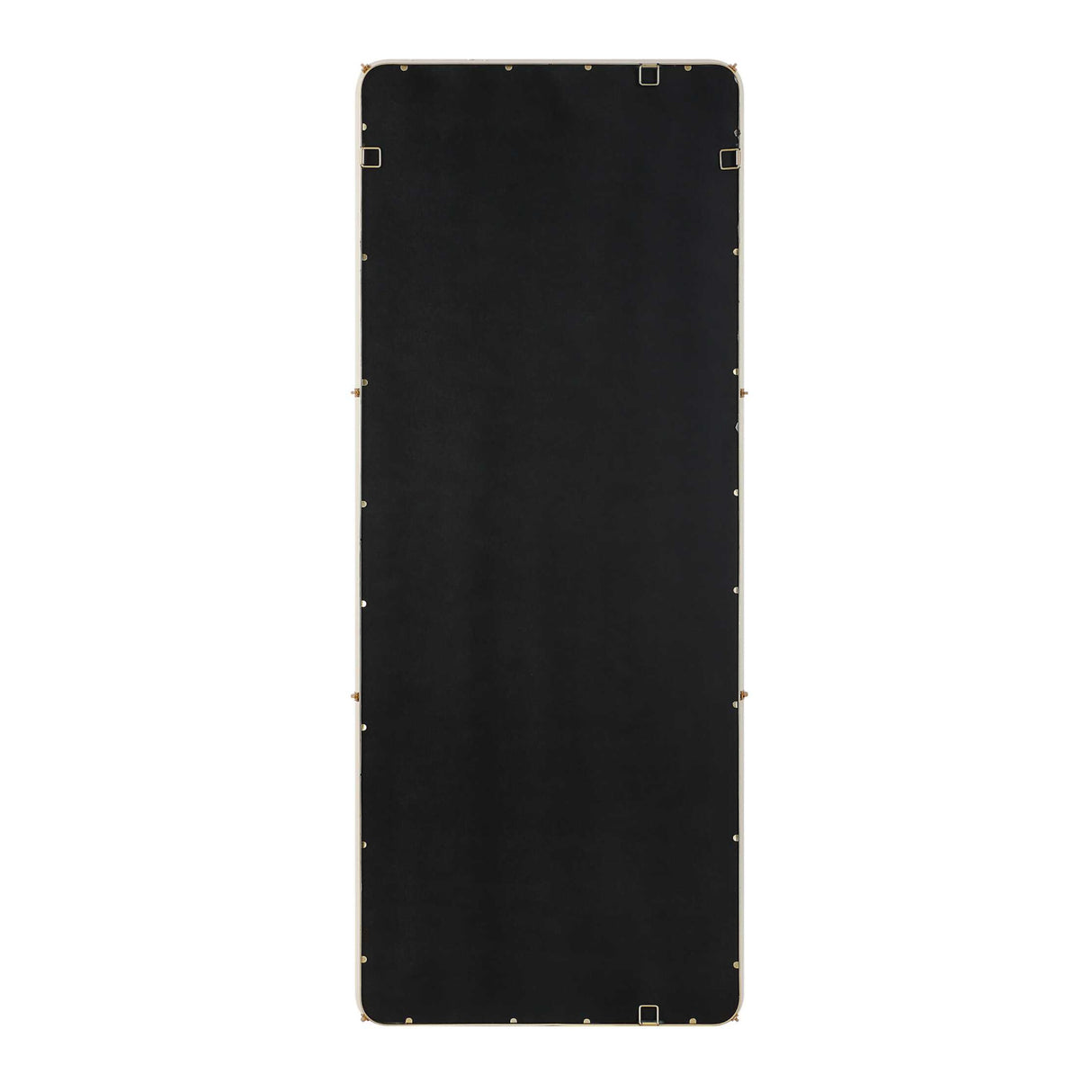 Modern European furniture - White Shagreen Leather Mirror - www.oroa.com