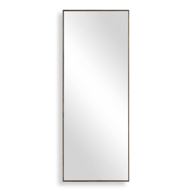 Modern European furniture - Antique Bronze Rectangular Mirror - www.oroa.com