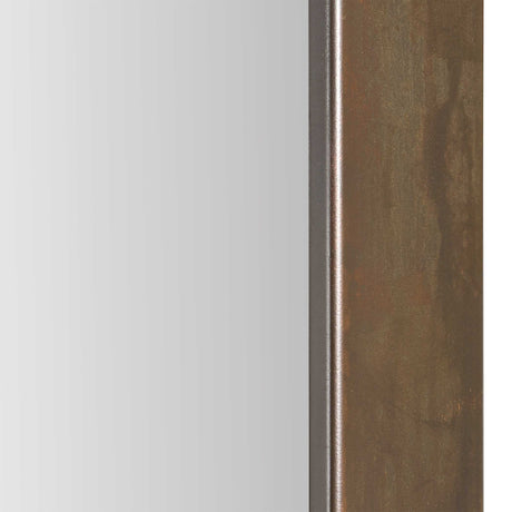 Modern European furniture - Antique Bronze Rectangular Mirror - www.oroa.com