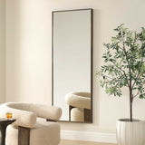 Modern European furniture - Antique Bronze Rectangular Mirror - www.oroa.com