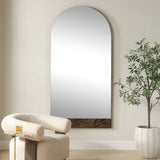 Modern European furniture - Marble Slab Arched Mirror - www.oroa.com