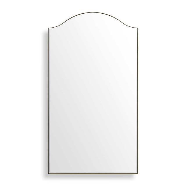 Modern European furniture - Brushed Brass Mirror - www.oroa.com