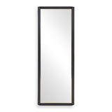 Modern European furniture - Black Wooden Tall Mirror - www.oroa.com