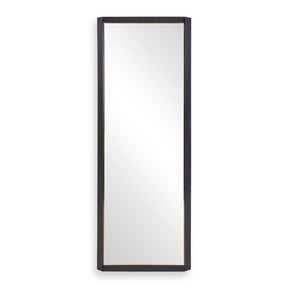 Modern European furniture - Black Wooden Tall Mirror - www.oroa.com