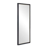 Modern European furniture - Black Wooden Tall Mirror - www.oroa.com