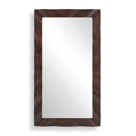 Modern European furniture - Wavy Wood Framed Mirror - www.oroa.com
