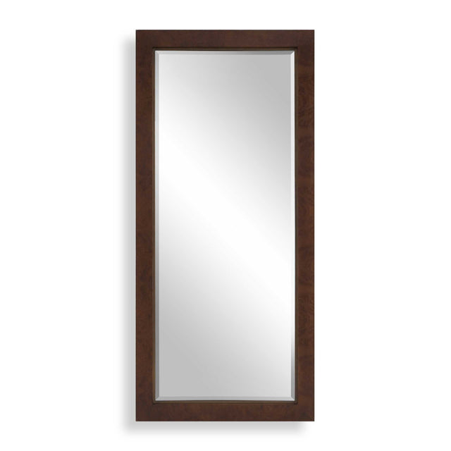 Modern European furniture - Burl Veneer Tall Mirror - www.oroa.com