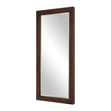 Modern European furniture - Burl Veneer Tall Mirror - www.oroa.com