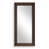 Modern European furniture - Natural Walnut Veneer Tall Mirror - www.oroa.com
