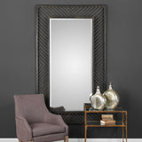 Modern European furniture - Bronze Chevron Mirror - www.oroa.com