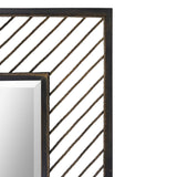 Modern European furniture - Bronze Chevron Mirror - www.oroa.com