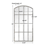 Modern European furniture - Gray Arched Mirror - www.oroa.com