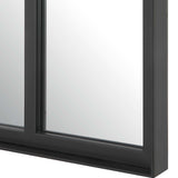 Modern European furniture - Black Iron Arched Mirror - www.oroa.com