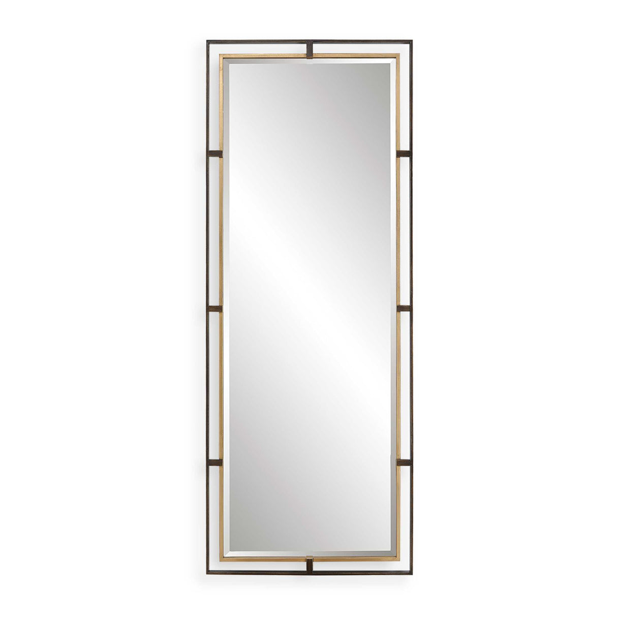 Modern European furniture - Antique Gold Tall Mirror - www.oroa.com