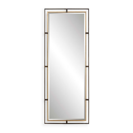 Modern European furniture - Antique Gold Tall Mirror - www.oroa.com
