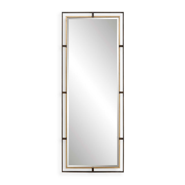 Modern European furniture - Antique Gold Tall Mirror - www.oroa.com