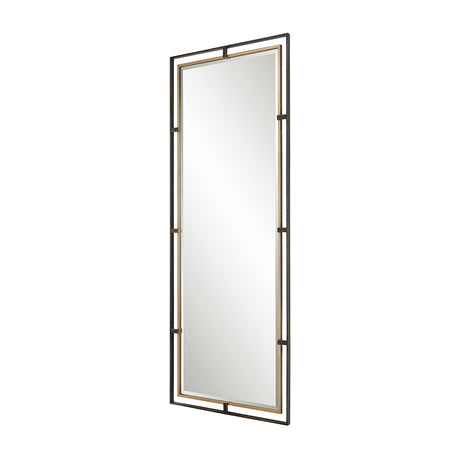 Modern European furniture - Antique Gold Tall Mirror - www.oroa.com