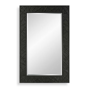 Modern European furniture - Black Framed Bevel Mirror - www.oroa.com