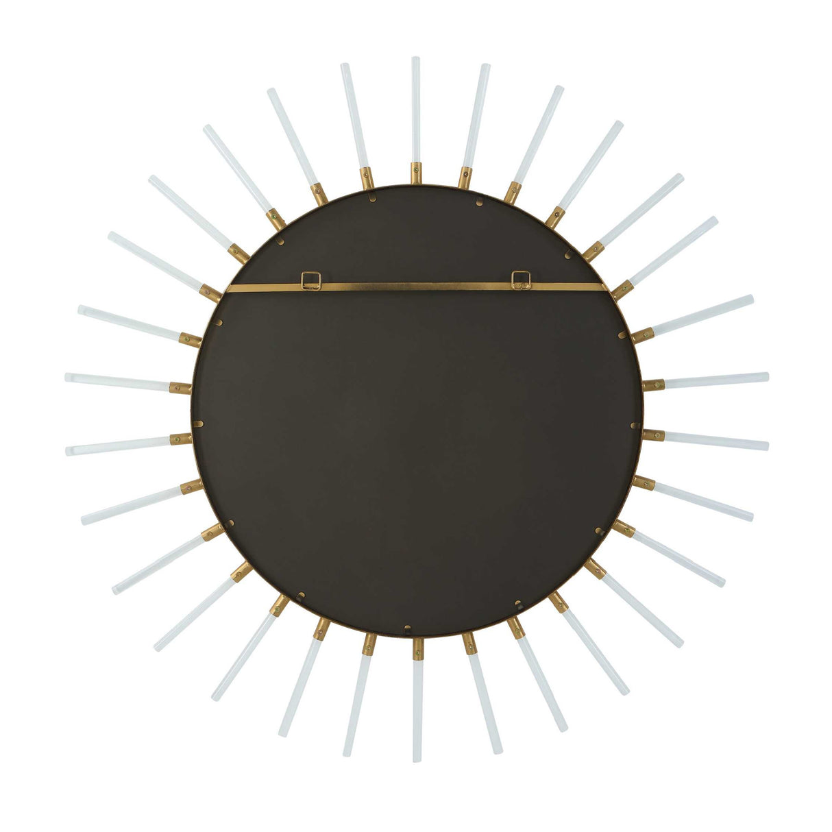 Modern European furniture - Gold Sunburst Round Mirror - www.oroa.com