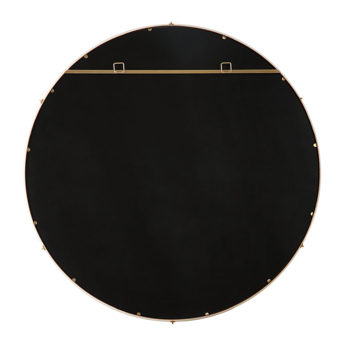 Modern European furniture - White Shagreen Leather Mirror - www.oroa.com