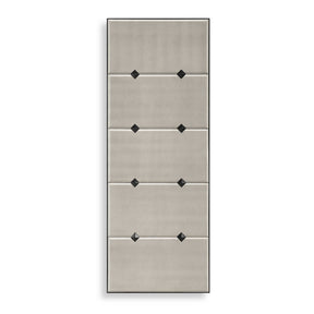Modern European furniture - Medallion Accented Mirror - www.oroa.com