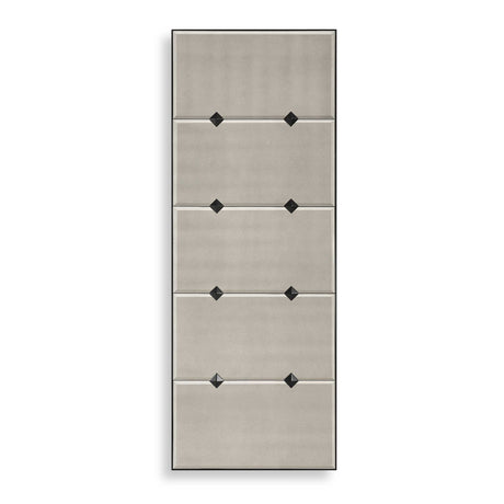 Modern European furniture - Medallion Accented Mirror - www.oroa.com