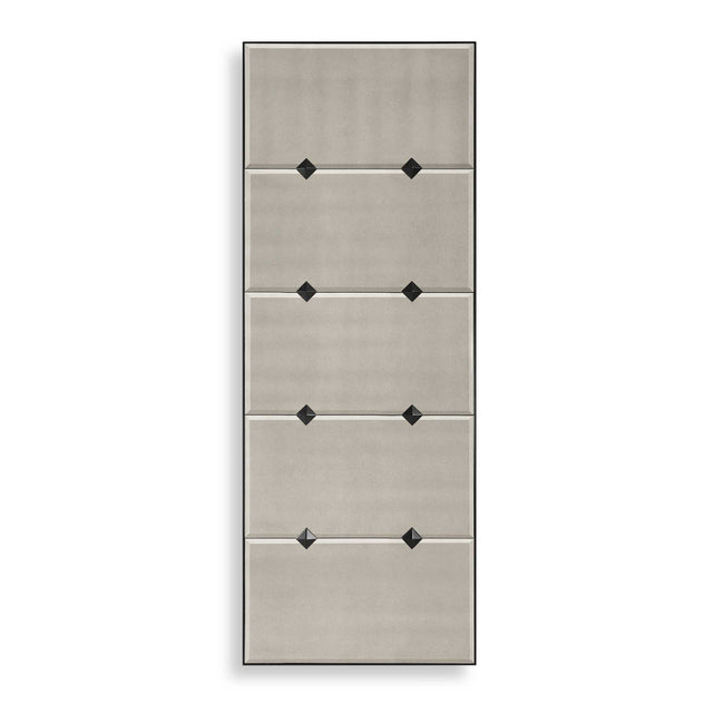 Modern European furniture - Medallion Accented Mirror - www.oroa.com