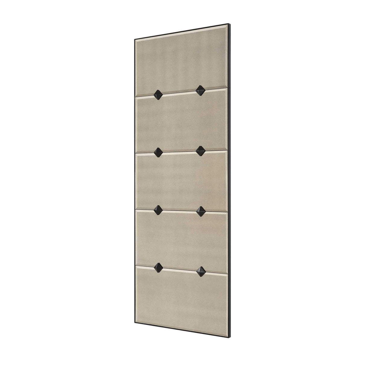 Modern European furniture - Medallion Accented Mirror - www.oroa.com