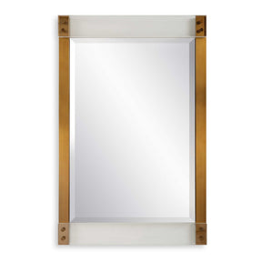 Modern European furniture - Brass Side Modern Mirror - www.oroa.com