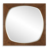 
Modern European furniture - Solid Pine Wood Square Mirror - www.oroa.com
