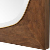 
Modern European furniture - Solid Pine Wood Square Mirror - www.oroa.com