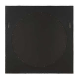 Modern European furniture - Black Textured Square Mirror - www.oroa.com