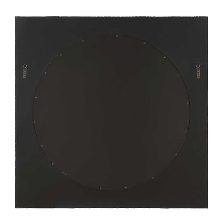 Modern European furniture - Black Textured Square Mirror - www.oroa.com