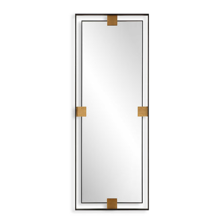 Modern European furniture - Metal Free-Floating Framed Mirror - www.oroa.com