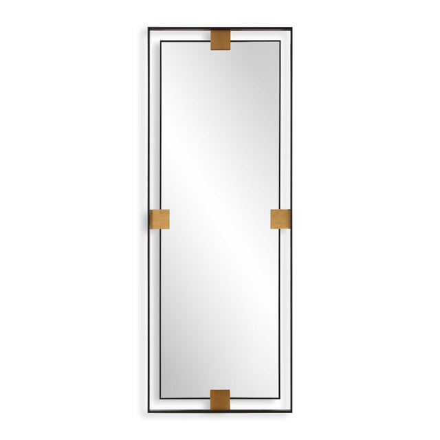 Modern European furniture - Metal Free-Floating Framed Mirror - www.oroa.com