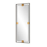 Modern European furniture - Metal Free-Floating Framed Mirror - www.oroa.com