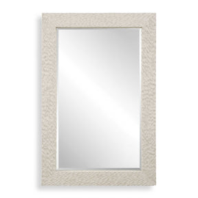 Modern European furniture - Cream Man-Made Stone Mirror - www.oroa.com