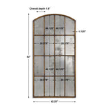 Modern European furniture - Bronze Arch Large Mirror - www.oroa.com